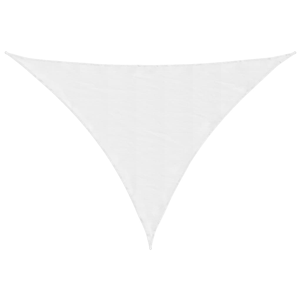 Voile De Parasol Tissu Oxford Triangulaire 4X4X5,8 M Blanc