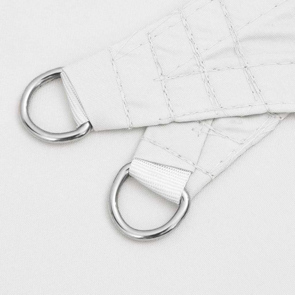 Voile De Parasol Tissu Oxford Triangulaire 4X4X5,8 M Blanc