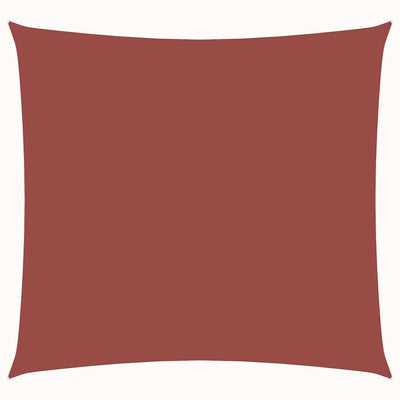 Voile De Parasol Tissu Oxford Carré Terre Cuite Couleur Terre Cuite