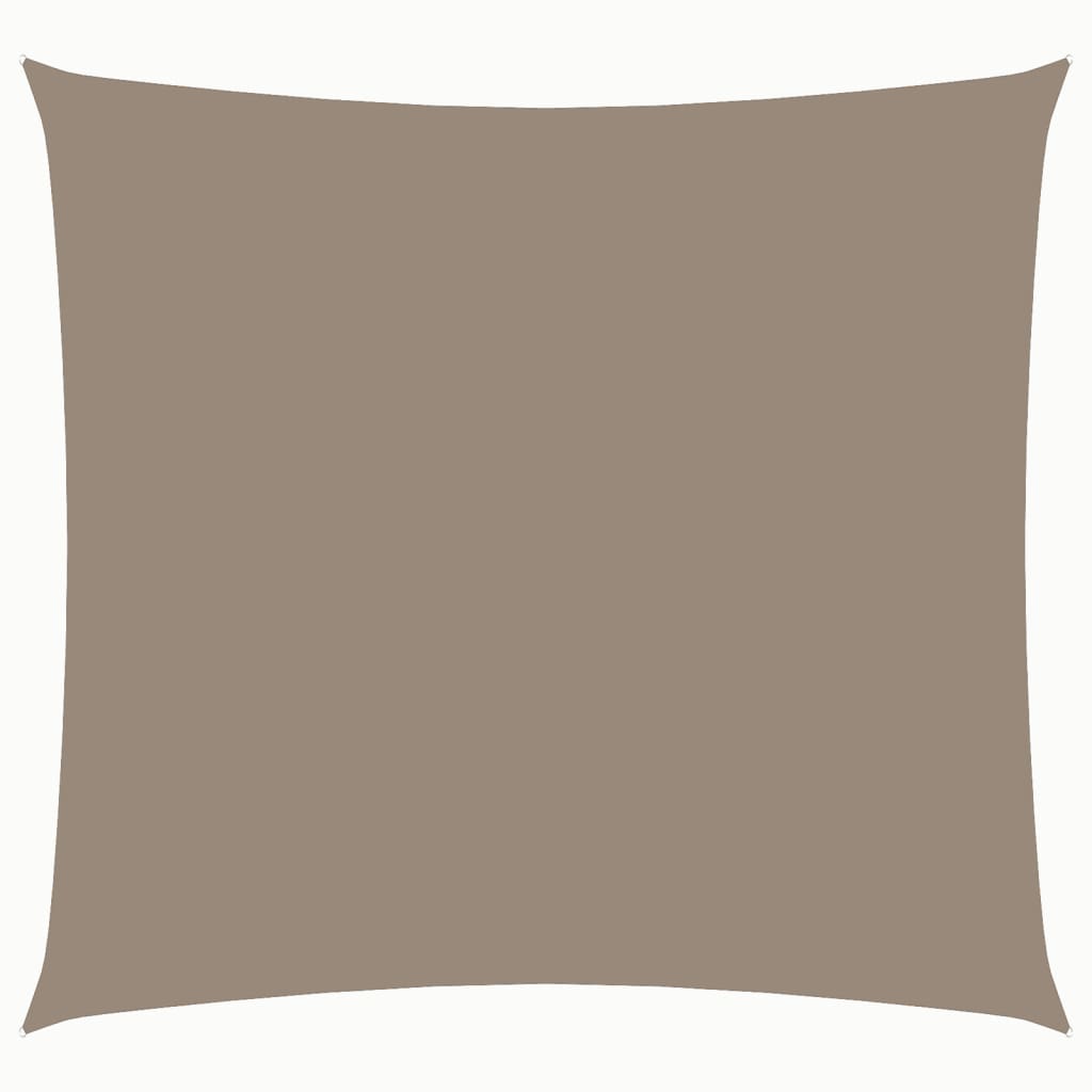 Voile De Parasol Tissu Oxford Carré Taupe