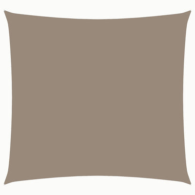 Voile De Parasol Tissu Oxford Carré Taupe
