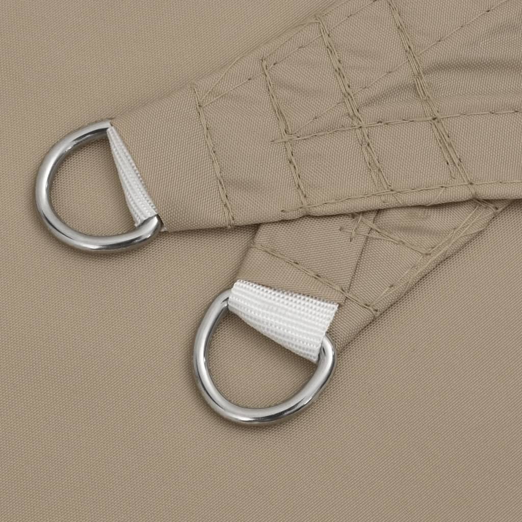 Voile De Parasol Tissu Oxford Carré Taupe