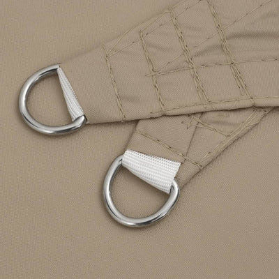 Voile De Parasol Tissu Oxford Carré Taupe