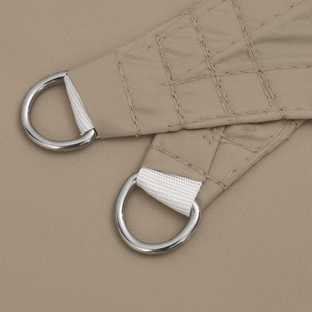 Voile De Parasol Tissu Oxford Rectangulaire 2X2,5 M Taupe
