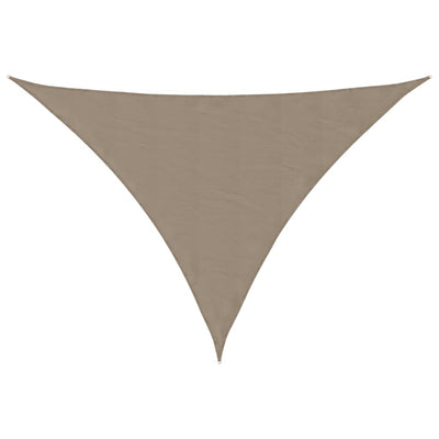 Voile De Parasol Tissu Oxford Triangulaire 4X4X5,8 M Taupe