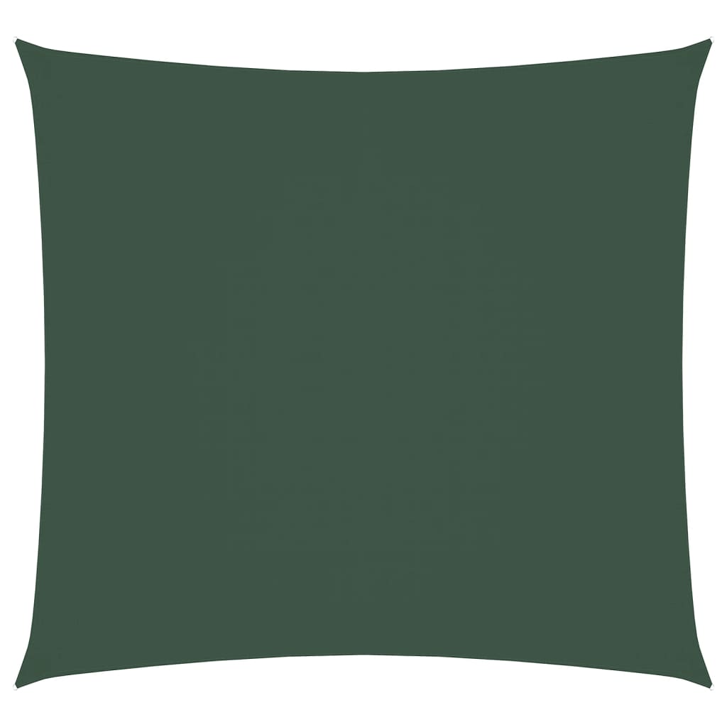 Voile De Parasol Tissu Oxford Carré Vert Foncé