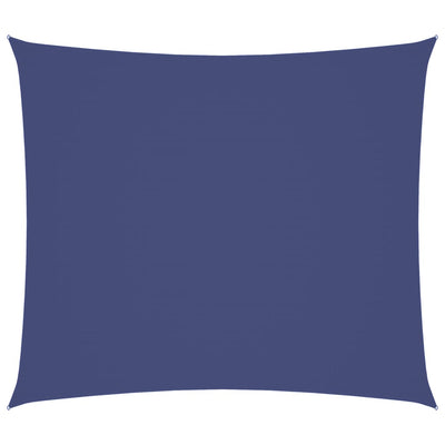 Voile De Parasol Tissu Oxford Rectangulaire 2X2,5 M Bleu