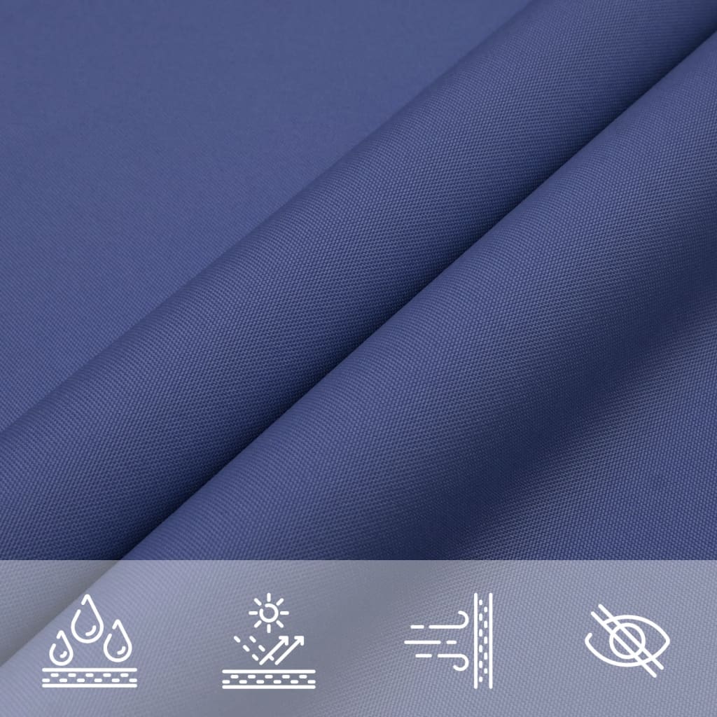 Voile De Parasol Tissu Oxford Rectangulaire 2X2,5 M Bleu