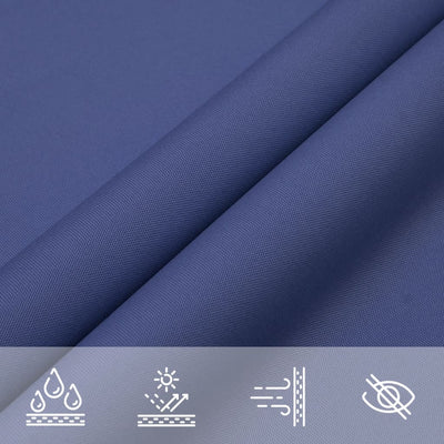 Voile De Parasol Tissu Oxford Rectangulaire 2X2,5 M Bleu