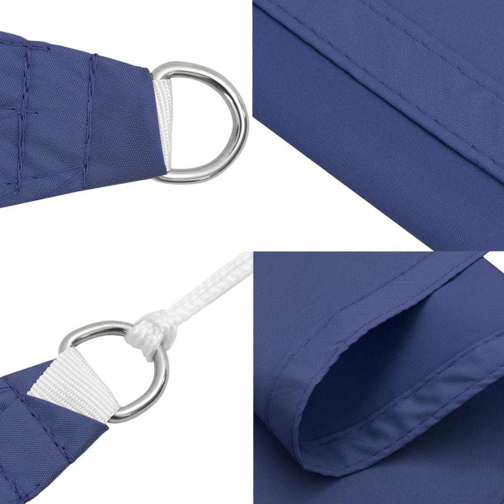 Voile De Parasol Tissu Oxford Triangulaire 4X4X5,8 M Bleu