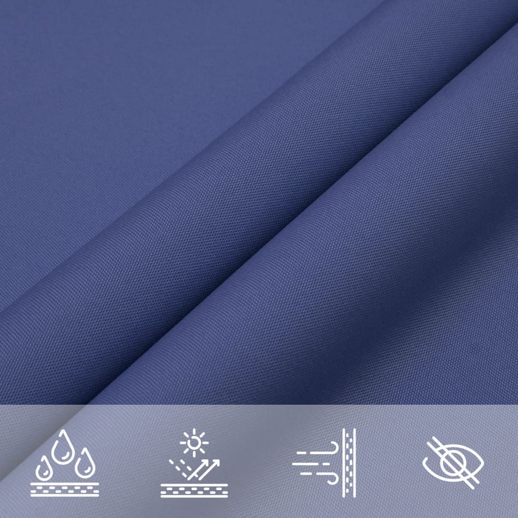 Voile De Parasol Tissu Oxford Triangulaire 4X4X5,8 M Bleu