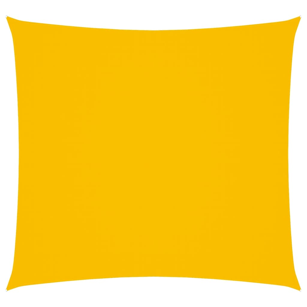 Voile De Parasol Tissu Oxford Carré Jaune