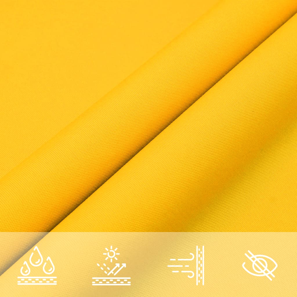 Voile De Parasol Tissu Oxford Carré Jaune