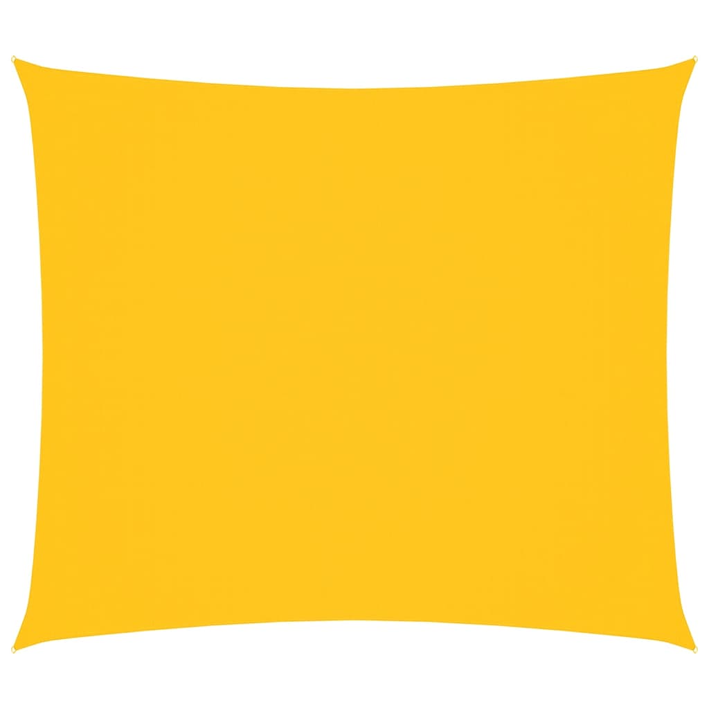 Voile De Parasol Tissu Oxford Rectangulaire 2X2,5 M Jaune