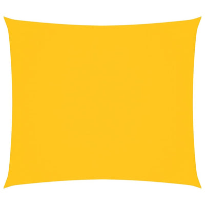 Voile De Parasol Tissu Oxford Rectangulaire 2X2,5 M Jaune
