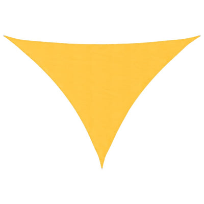 Voile De Parasol Tissu Oxford Triangulaire 4X4X5,8 M Jaune