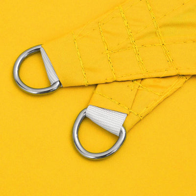 Voile De Parasol Tissu Oxford Triangulaire 4X4X5,8 M Jaune