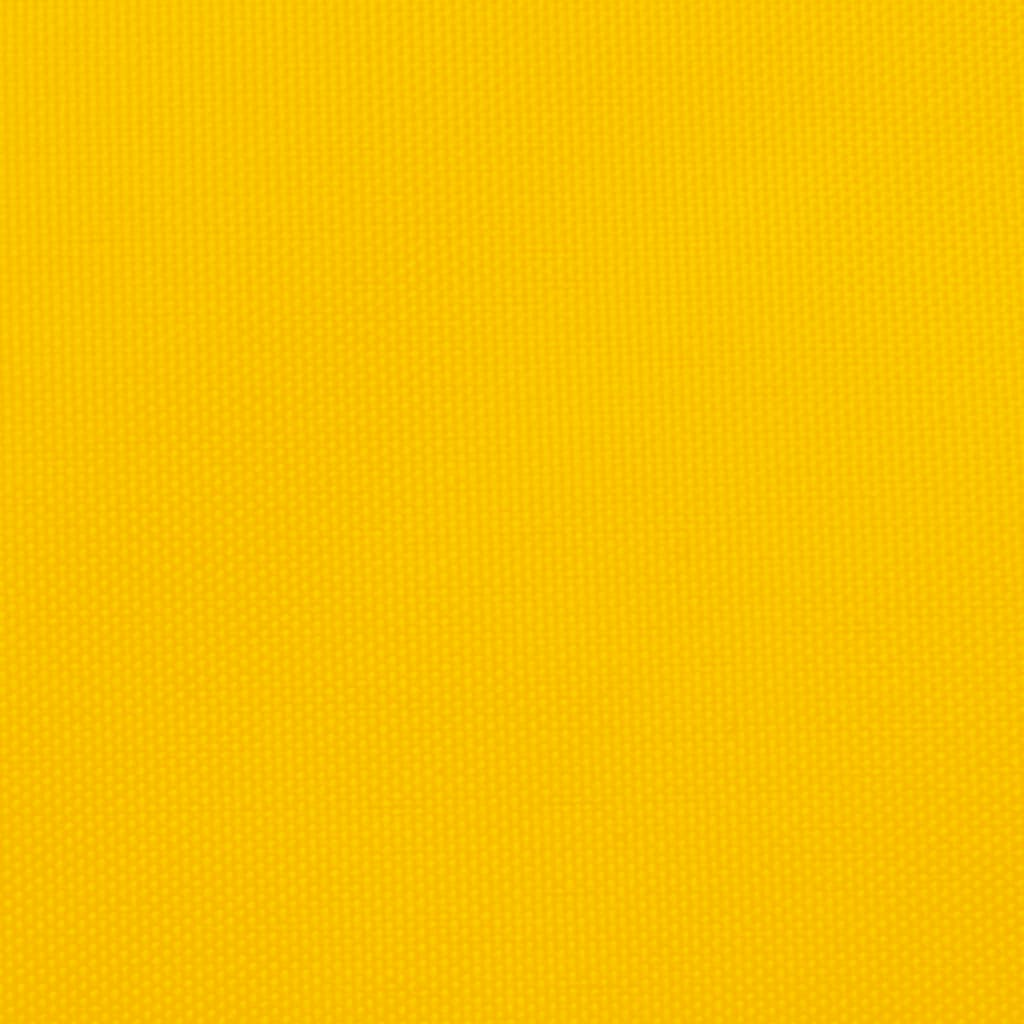 Voile De Parasol Tissu Oxford Triangulaire 4X4X5,8 M Jaune