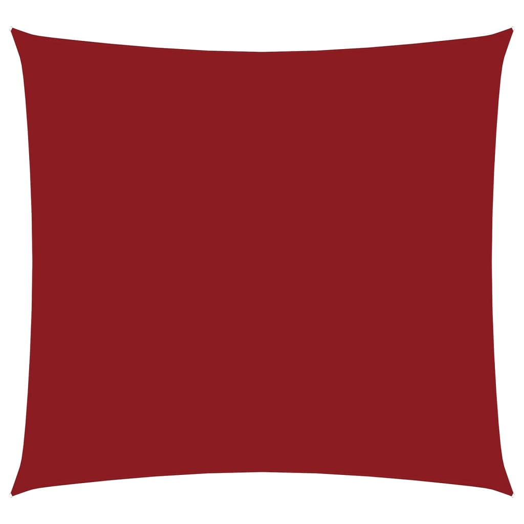 Voile De Parasol Tissu Oxford Carré Rouge