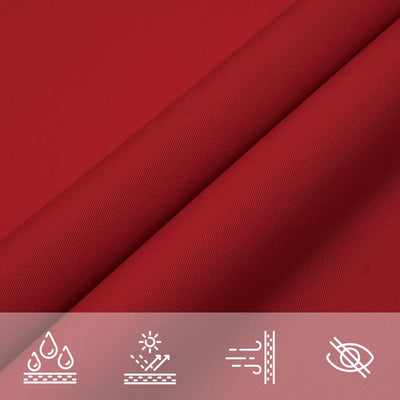 Voile De Parasol Tissu Oxford Carré Rouge