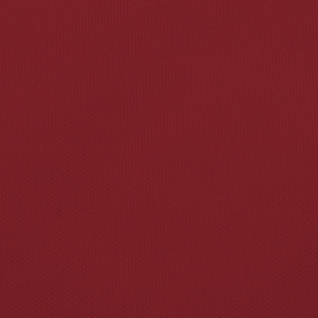 Voile De Parasol Tissu Oxford Rectangulaire 2X2,5 M Rouge