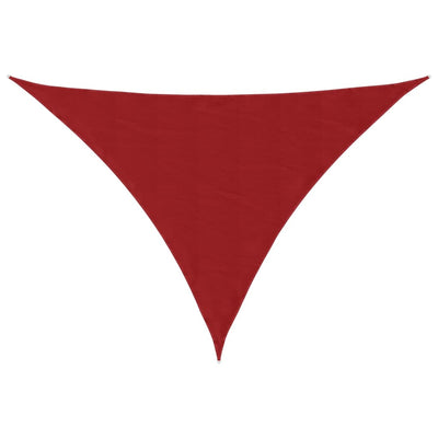 Voile De Parasol Tissu Oxford Triangulaire 4X4X5,8 M Rouge