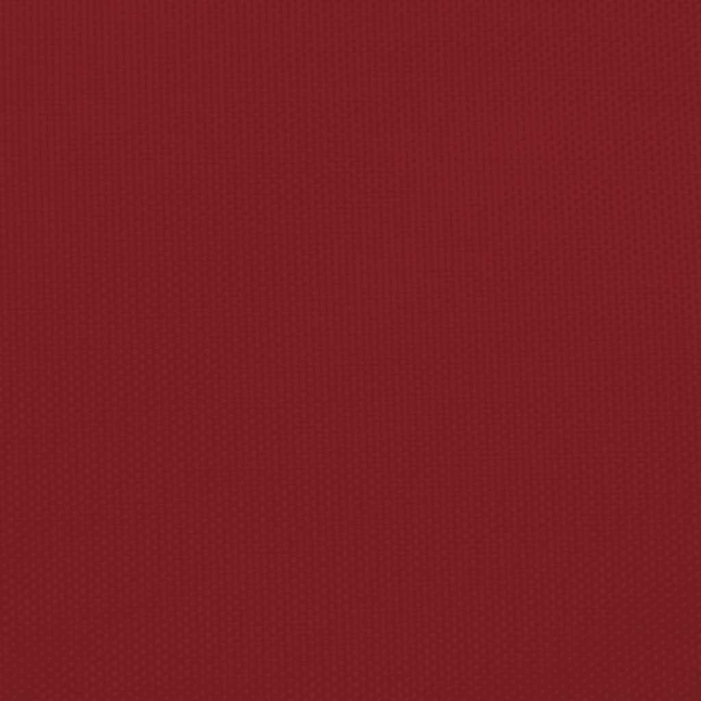 Voile De Parasol Tissu Oxford Triangulaire 4X4X5,8 M Rouge