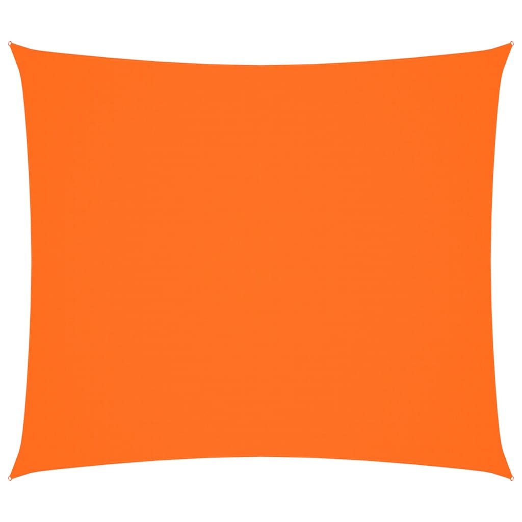 Voile De Parasol Tissu Oxford Rectangulaire 2X2,5 M Orange