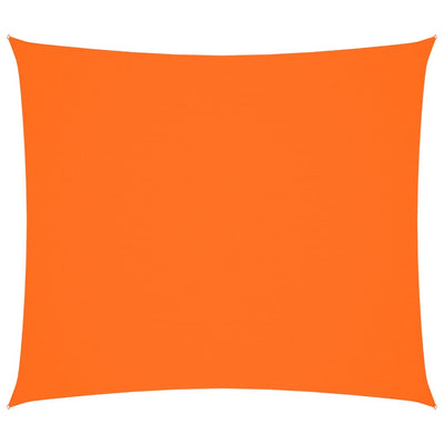 Voile De Parasol Tissu Oxford Rectangulaire 2X2,5 M Orange