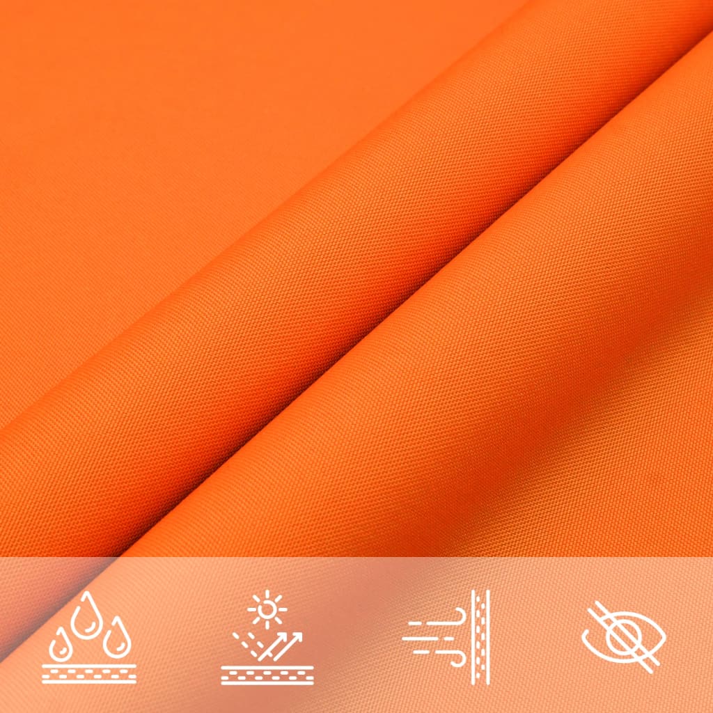 Voile De Parasol Tissu Oxford Rectangulaire 2X2,5 M Orange