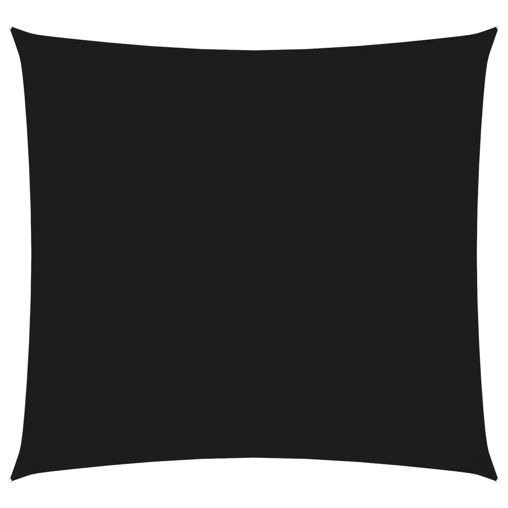 Voile De Parasol Tissu Oxford Carré Noir