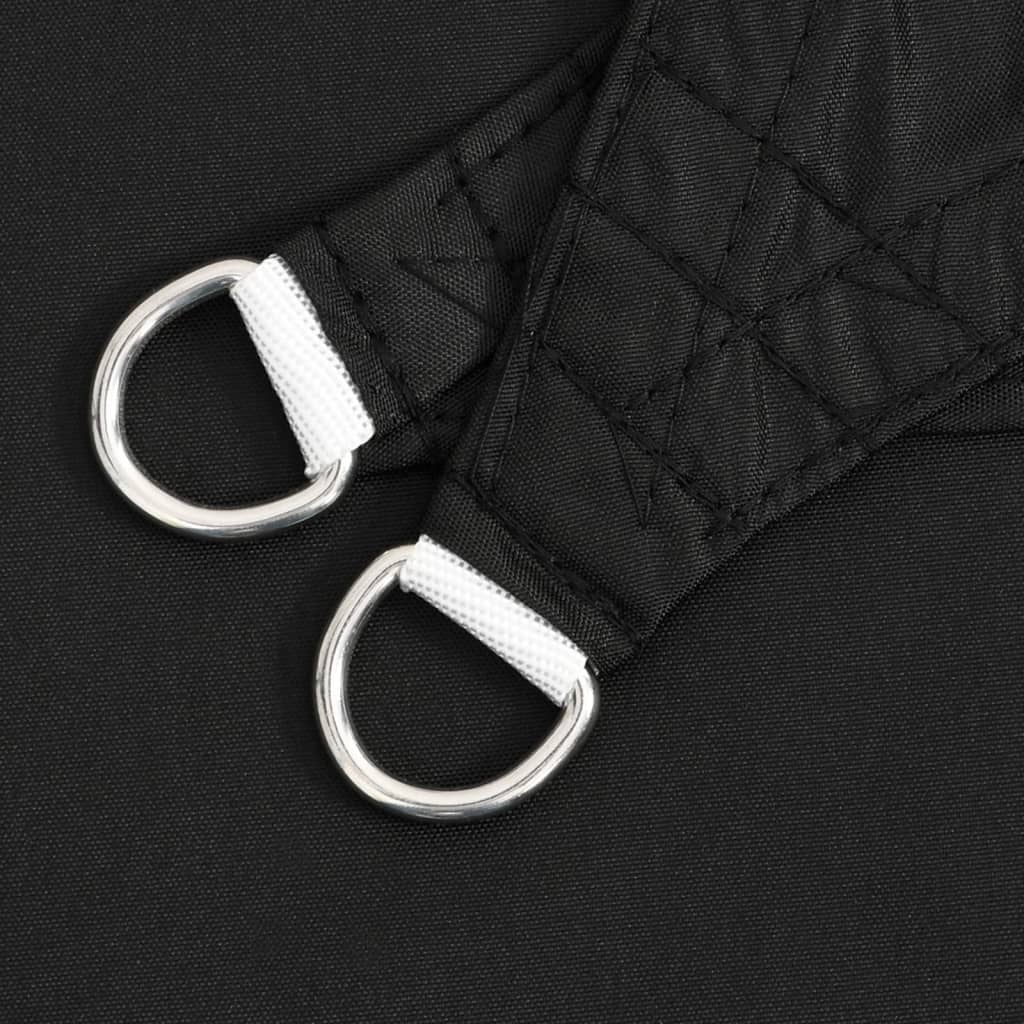 Voile De Parasol Tissu Oxford Carré Noir