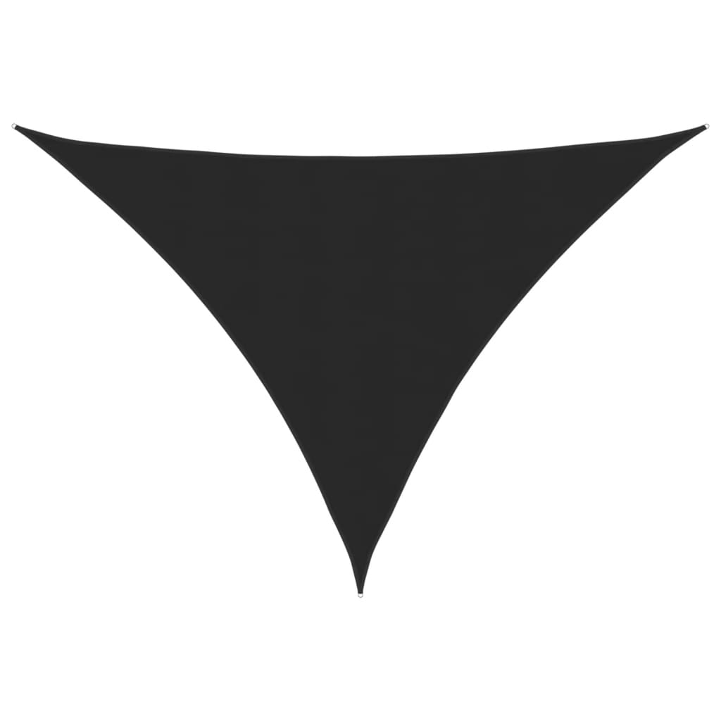 Voile De Parasol Tissu Oxford Triangulaire 4X4X5,8 M Noir