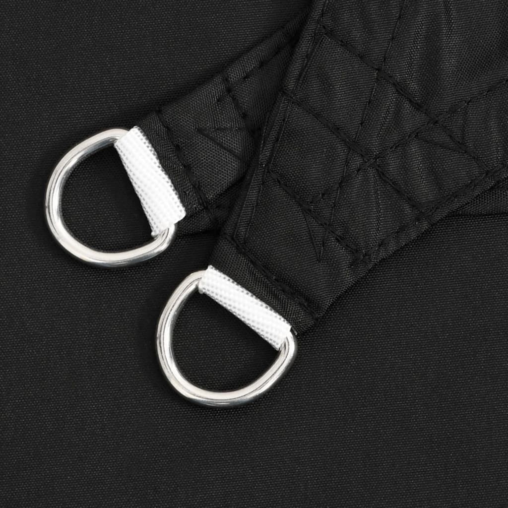 Voile De Parasol Tissu Oxford Triangulaire 4X4X5,8 M Noir