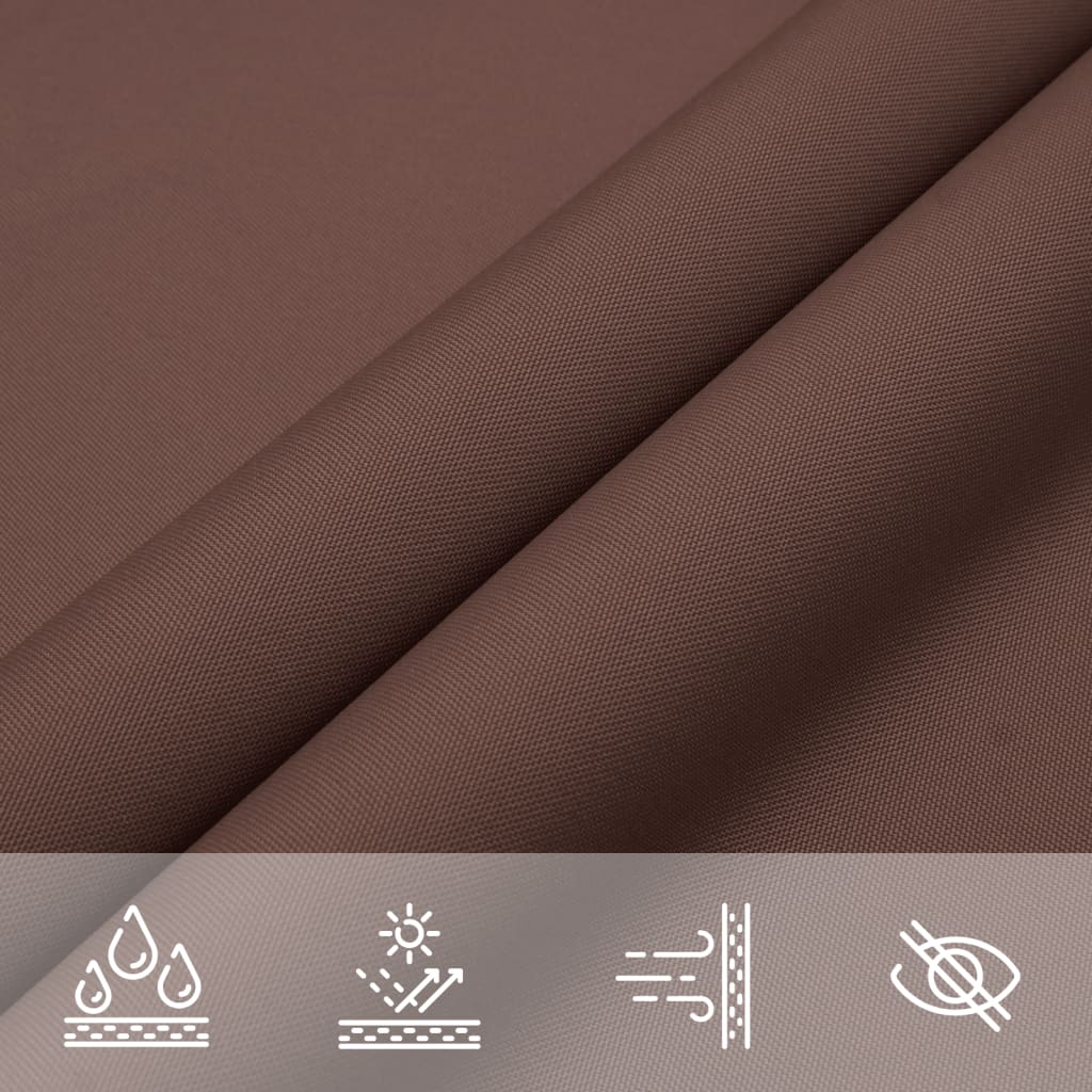Voile De Parasol Tissu Oxford Carré Marron