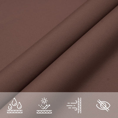 Voile De Parasol Tissu Oxford Carré Marron