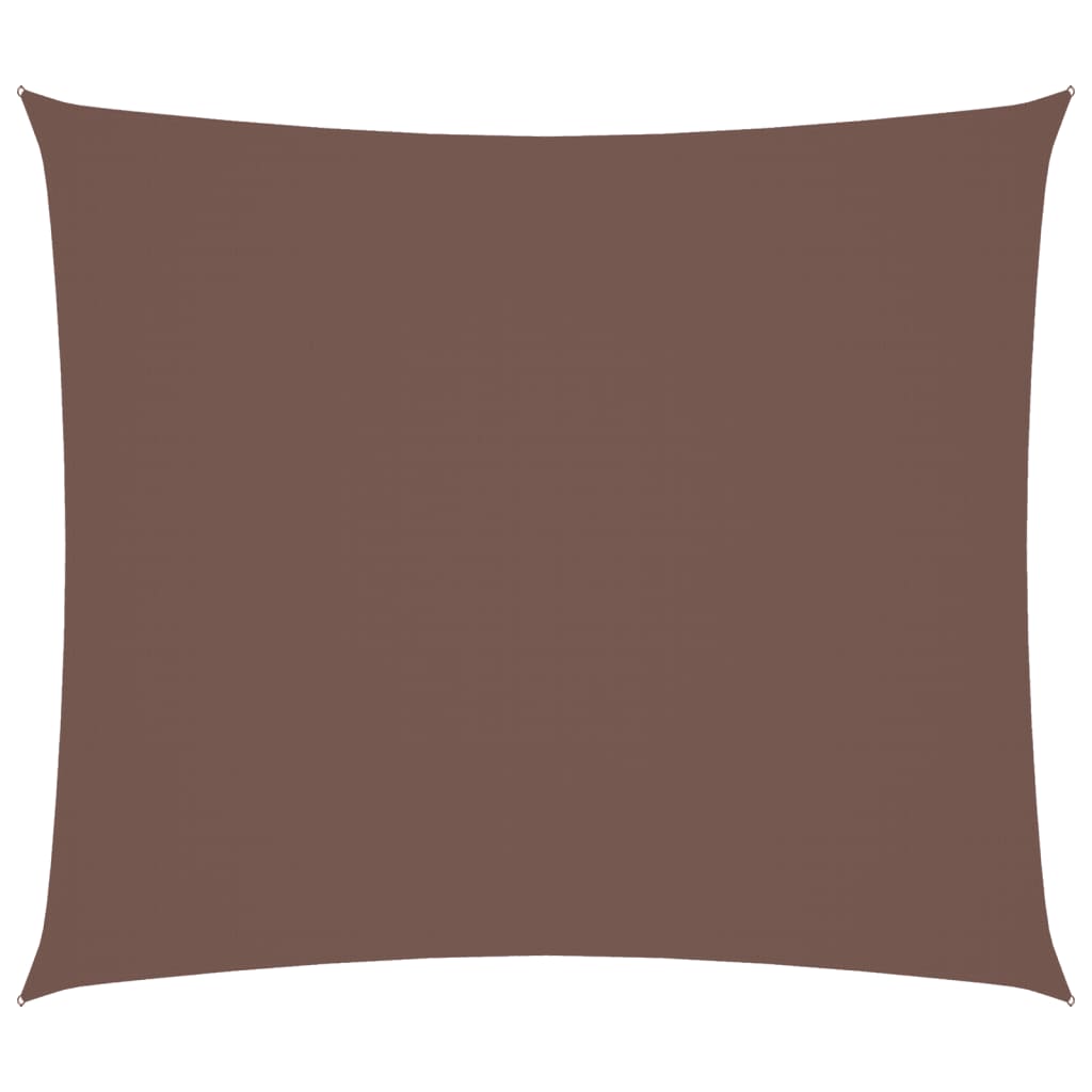 Voile De Parasol Tissu Oxford Rectangulaire 2X2,5 M Marron