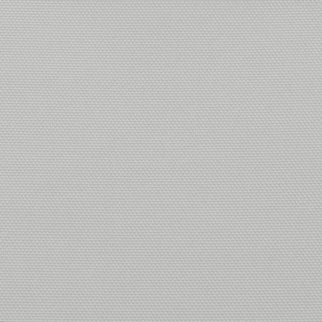 Voile D'ombrage 5X3 M 100% Polyester Oxford Gris Clair