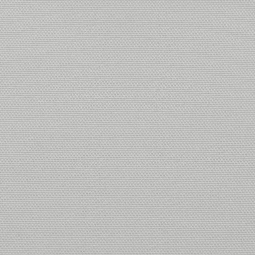 Voile D'ombrage 4X4X5,8 M 100% Polyester Oxford Gris Clair