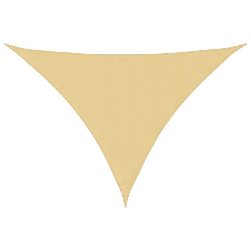 Voile D'ombrage Sable 4X4X5,8 M 100 % Polyester Oxford Couleur Sable
