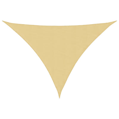 Voile D'ombrage Sable 4X4X5,8 M 100 % Polyester Oxford Couleur Sable