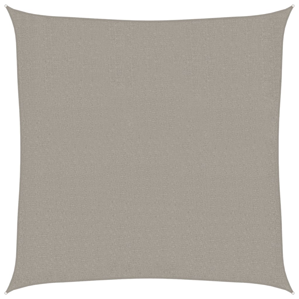 Voile D'ombrage 160 G/M² Carré Pehd Gris Clair
