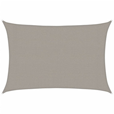 Voile D'ombrage 160 G/M² Rectangulaire 3X4,5 M Pehd Gris Clair
