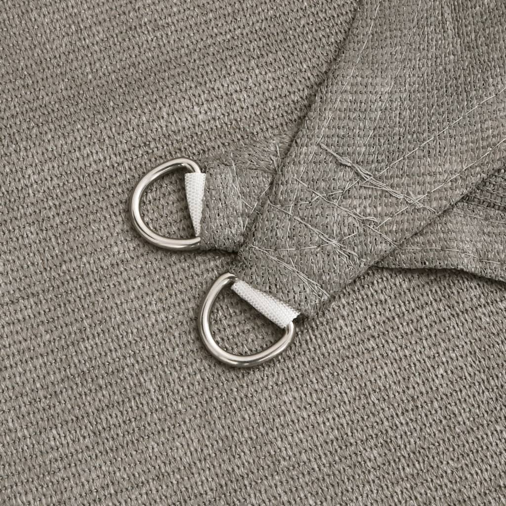Voile D'ombrage 160 G/M² Rectangulaire 3X4,5 M Pehd Gris Clair