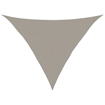 Voile D'ombrage 160 G/M² Triangulaire 2,5X2,5X3,5 M Pehd Gris Clair