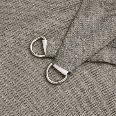 Voile D'ombrage 160 G/M² Triangulaire 2,5X2,5X3,5 M Pehd Gris Clair