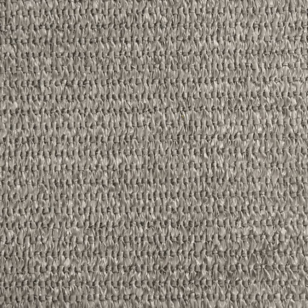 Voile D'ombrage 160 G/M² Triangulaire 2,5X2,5X3,5 M Pehd Gris Clair