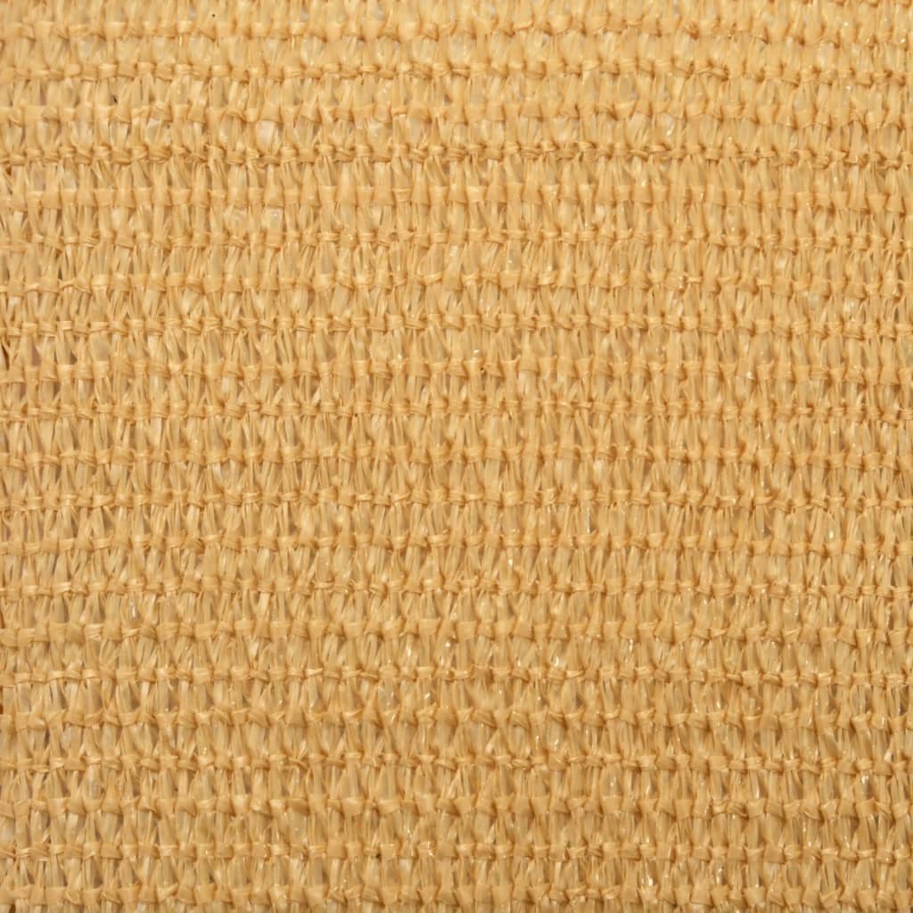 Voile D'ombrage 160 G/M² Carré Sable 2,5X2,5 M Pehd Couleur Sable