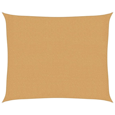 Voile D'ombrage 160 G/M² Rectangulaire Sable 2,5X3 M Pehd Couleur Sable