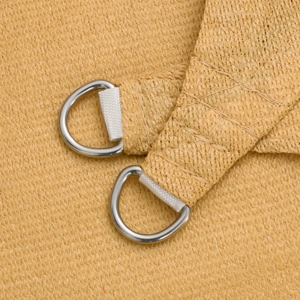 Voile D'ombrage 160 G/M² Rectangulaire Sable 2,5X3 M Pehd Couleur Sable